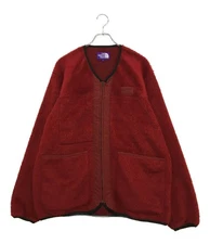 THE NORTH FACE PURPLE LABEL Men's Wool Fleece Field Cardigan Size L Red USED