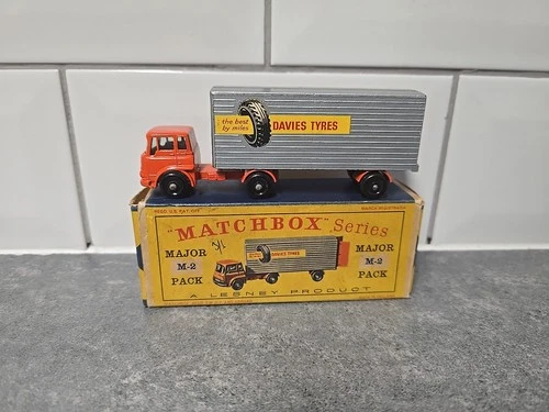 Matchbox Lesney Major Pack M2 York Freightmaster Truck - Davies Tyres