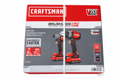 #ad #ad CRAFTSMAN CMCK2530C2 V20 RP 20V MAX Brushless Drill Impact Combo Kit $110.00