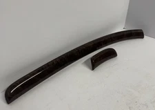 99-02 Toyota Camry Solara Dark Brown Wood Grain Trim Bezel Dash Insert LH & RH