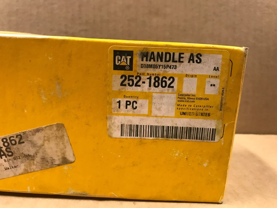 NOS OEM Genuine Caterpillar Handle Assembly - #252-1862 CAT - Image 3 of 4