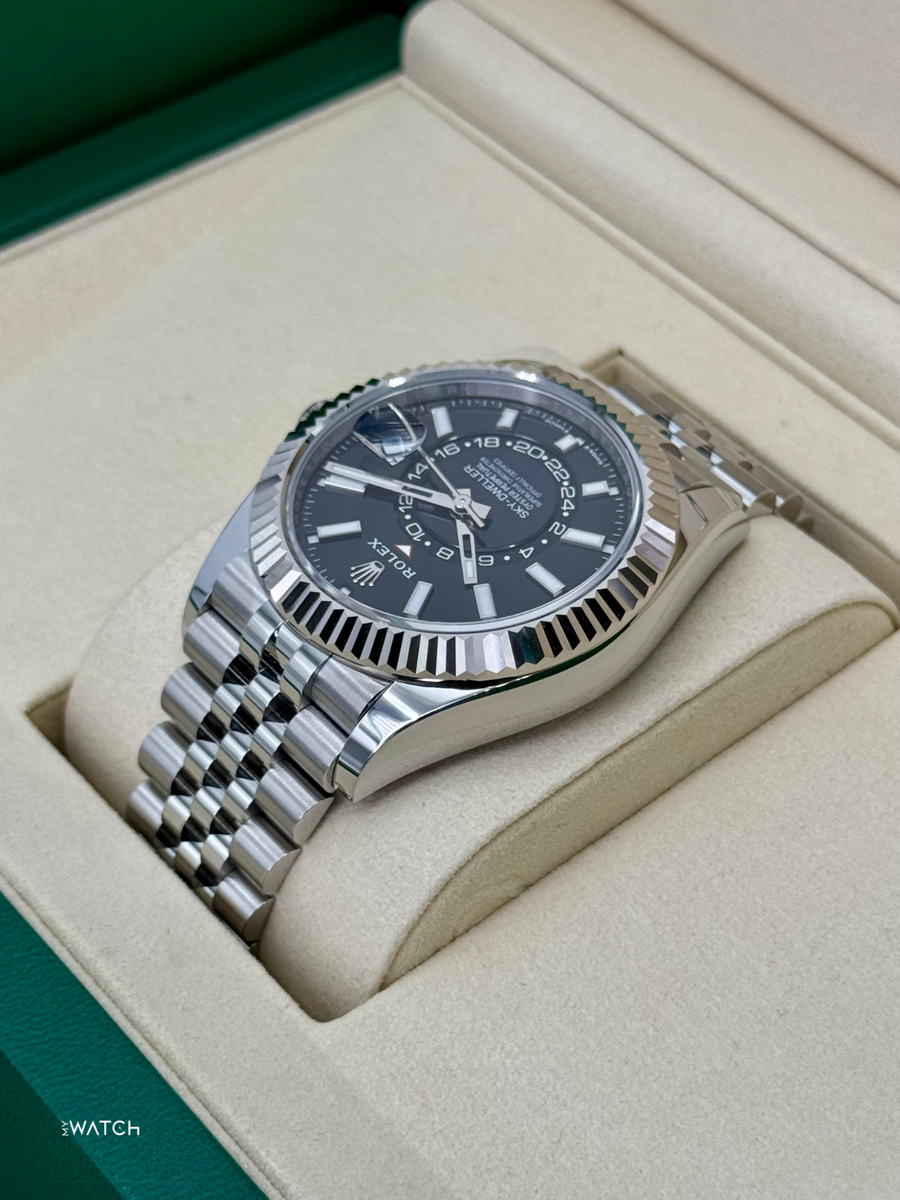 NEW 2026 Rolex Sky-Dweller 42mm 336934 Jubilee Black Dial | eBay