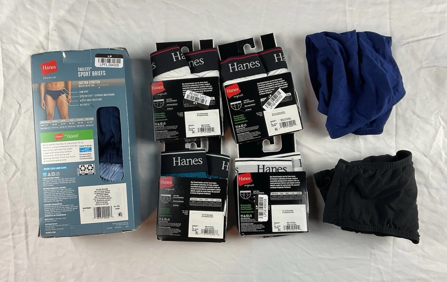 Men’s Hanes Premium Sport Briefs Underwear Size Small 13 Pair