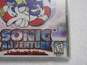 Sonic Adventure Limited Edition Sega Dreamcast NFR No HW Video Sticker Complete!