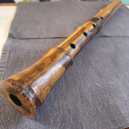 Shakuhachi 5 Hole Bamboo Flute Instrument Handcrafted Premium Authentic