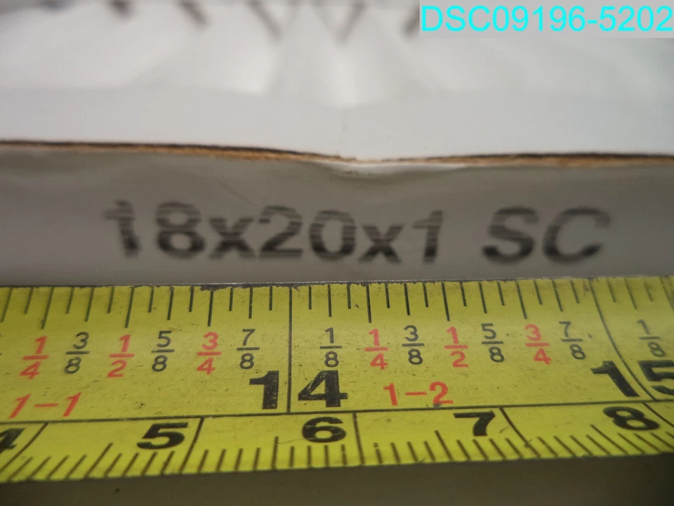 CANTIDAD = 12: Filtros de aire SC 18X20X1 Foto 3 de 4