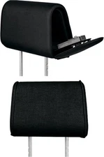 Headrest Set - Passenger Seat with Safe + Companion Driver-Seat Cloth - Black 