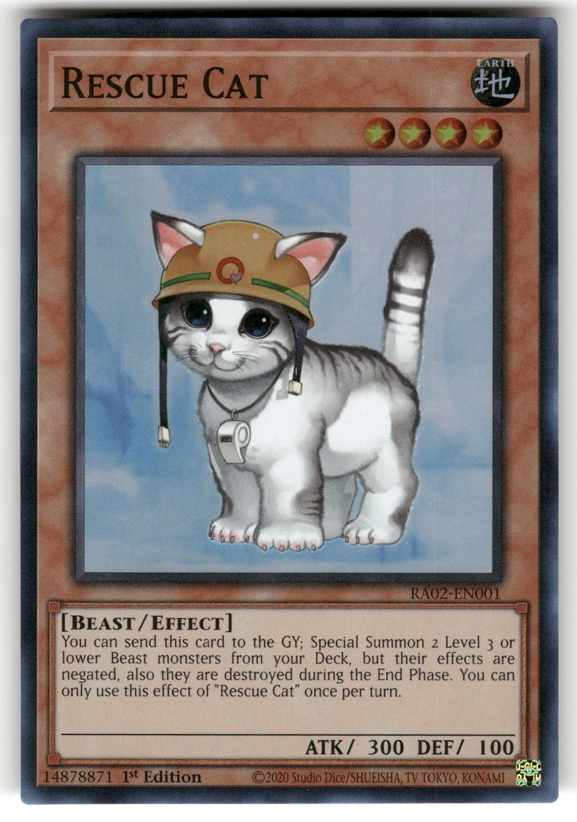 Rescue Cat RA02-EN001 25th Anniversary Rarity Collection II for