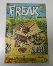 1977 FREAK BROTHERS #5 VF- 7.5 Gilbert Shelton 1st Print 75 cent Cover Price