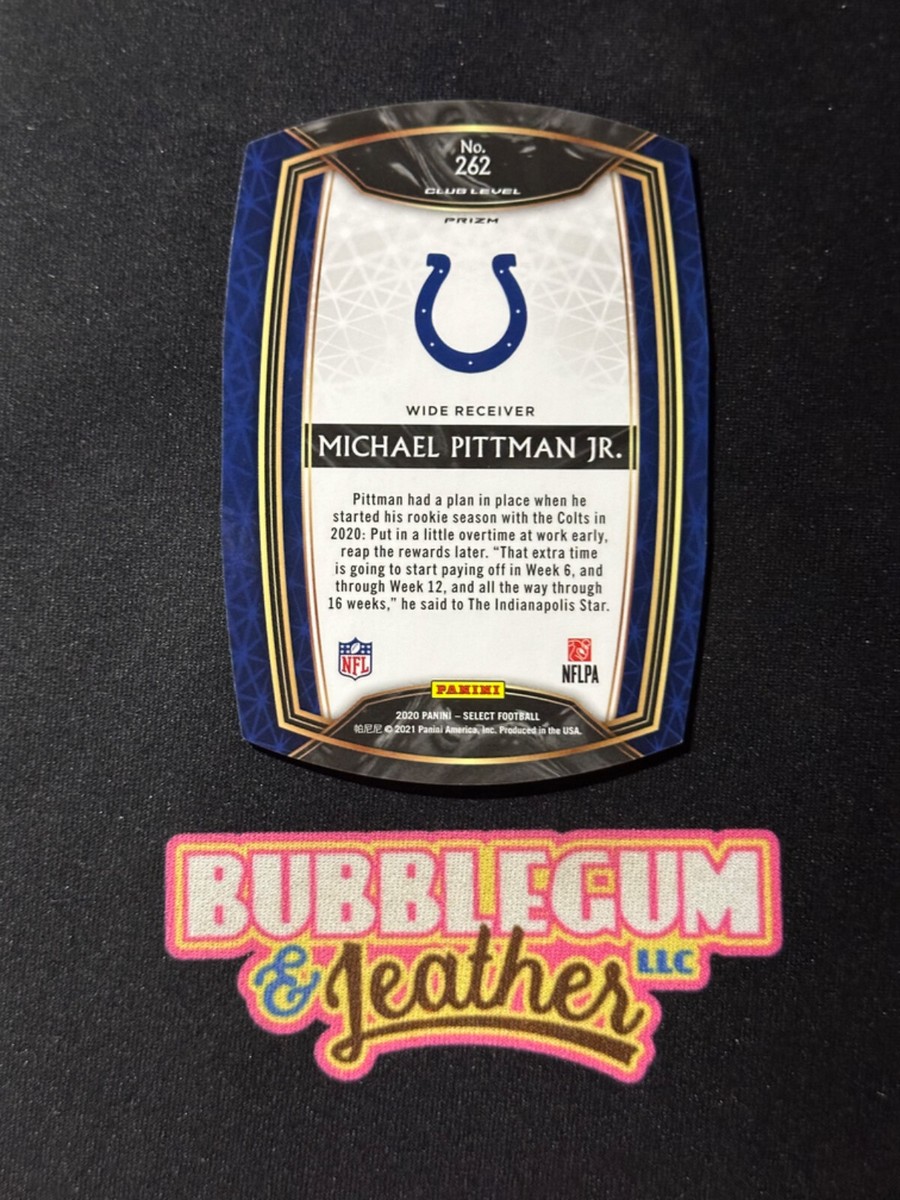 ゆ*ち様 Pittman Classic 3 2020 Panini Select Michael Pittman Purple Prizm Diecut RC #262