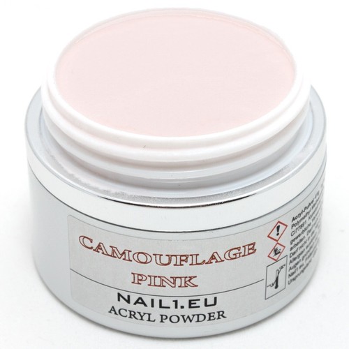 MakeUP PROFILINE Acryl-Pulver NAIL1.EU Camouflage Pink 41g/ Acryl Powder Puder - Picture 2 of 2