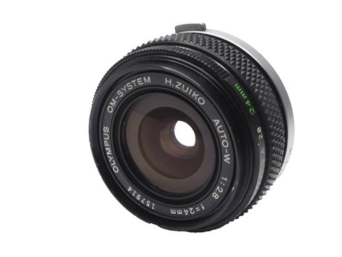 Vintage Olympus OM-System 24mm f2.8 Zuiko Auto-W Camera Lens