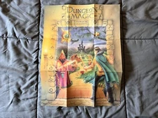 Dungeon Magic: Sword of the Elements Map Only (NES 1990)