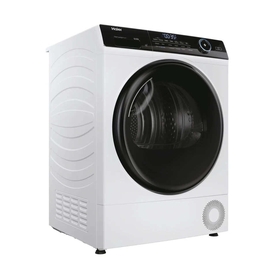 Haier asciugatrice carica frontale HD90-A3959E-IT 9 KG A+++ Bianco App hOn - Immagine 2 di 4