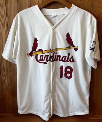 St.Louis Cardinals SGA #18 Mike Shannon Goodwill Size XL Baseball Jersey