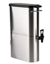 Bunn TDO-N-3.5-RSVR, 3.5 Gallon Narrow Iced Tea Dispenser w/ Solid Lid NEW! NEW!