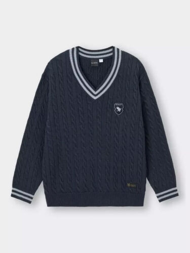PSL Harry Potter x GU collaboration V Neck Sweater 4 Colors NEW Japan 2024 AW - Picture 48 of 55