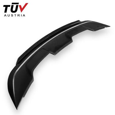 TÜV - HECKSPOILER+GURNEY FLAP - MATT-SCHWARZ - MACH1/GT500 STIL / MUSTANG 15-23