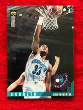 1995-96 Collectors Choice Charlotte Hornets Basketball Card #323 Alonzo Mourning