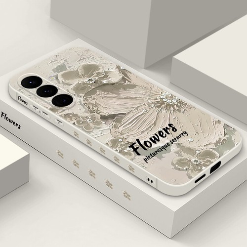 Housse Coque Étui Pour Samsung S24 Ultra S23 FE S22 A15 A55 Fleur Souple Cover - Photo 11 sur 15