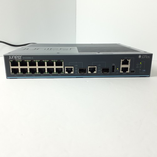 Juniper Networks EX2200-C-12T-2G Compact Gigabit Ethernet Managed Switch - Picture 3 of 20
