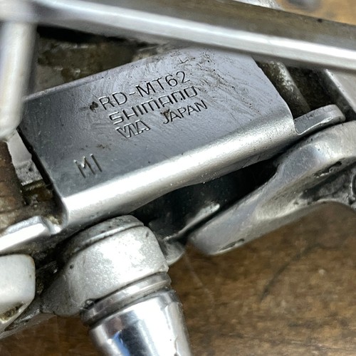 Vintage Shimano Deore Long Cage Rear Derailleur RD-MT62 MTB Touring Bolt On B5 - Picture 7 of 9