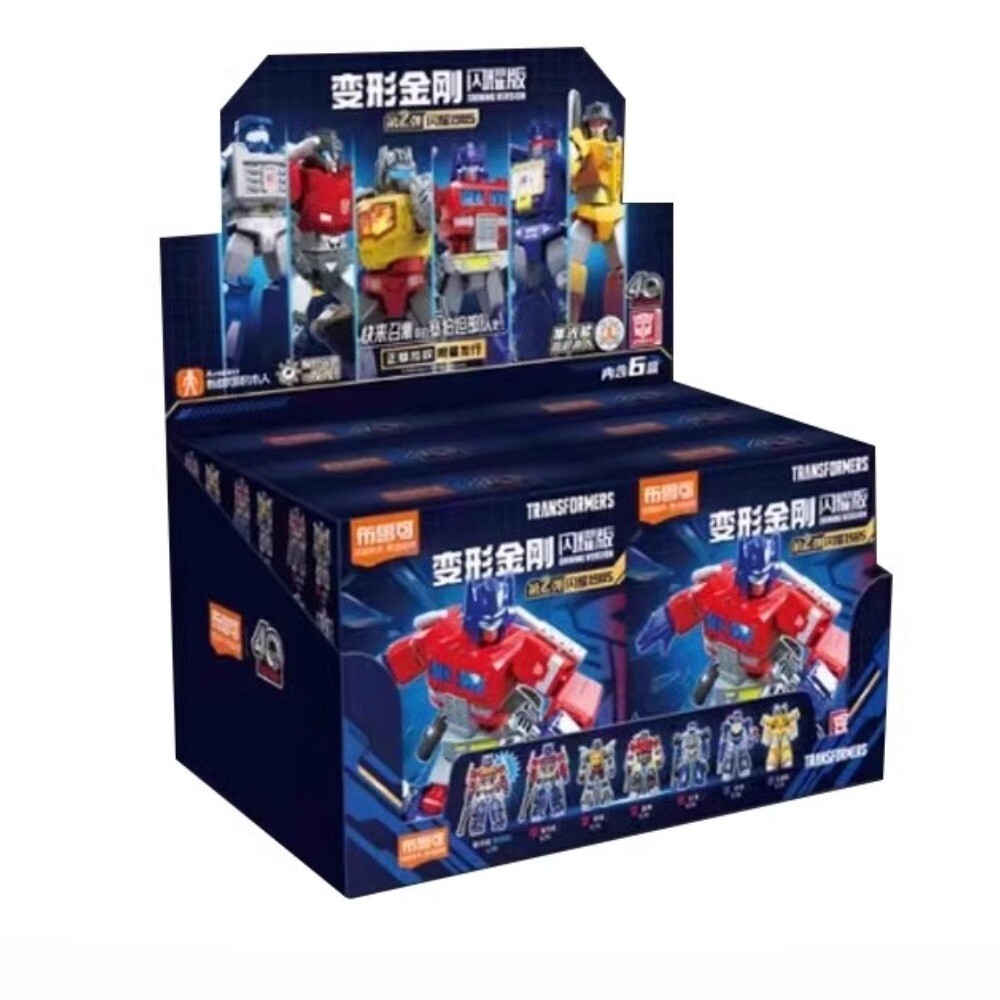 Blokees Transformers SHINING Ver 2 1985 Optimus Prime Soundwave blocks Assemble