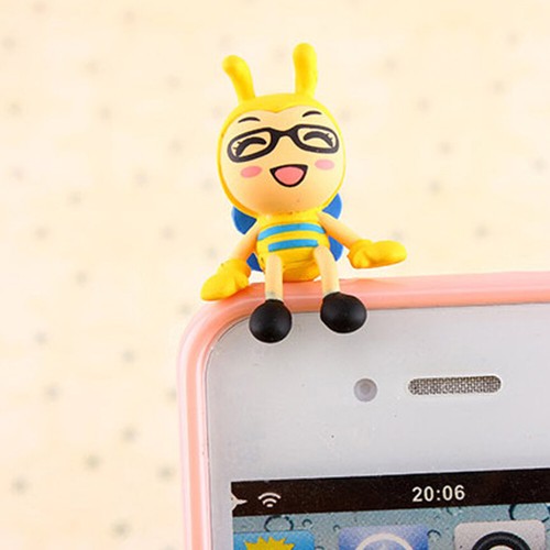 4pcs 3.5mm Anti Dust Plug Cartoon Mixed Pattern headphone plug - 第 9/12 張圖片