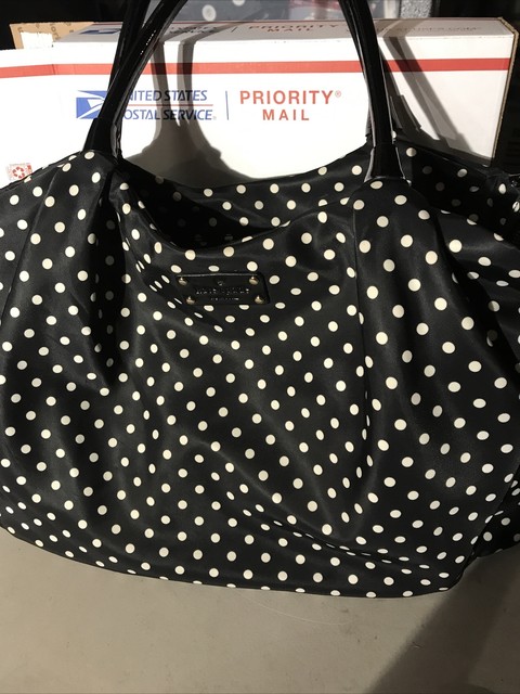 kate spade polka dot diaper bolsa