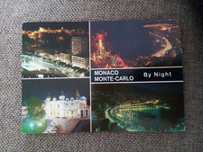 CPSM CPM MONACO MONTE CARLO BY NIGHT