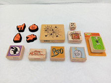 Halloween Rubber Stamp Lot of 12 Stamp