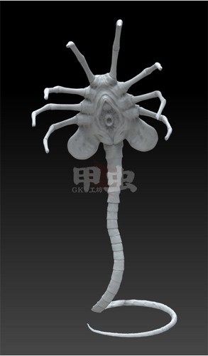 Alien Facehugger 3D-Druck unbemalte Figur leeres Modell leeres Kit neuer Lagerbestand - Bild 4 von 5