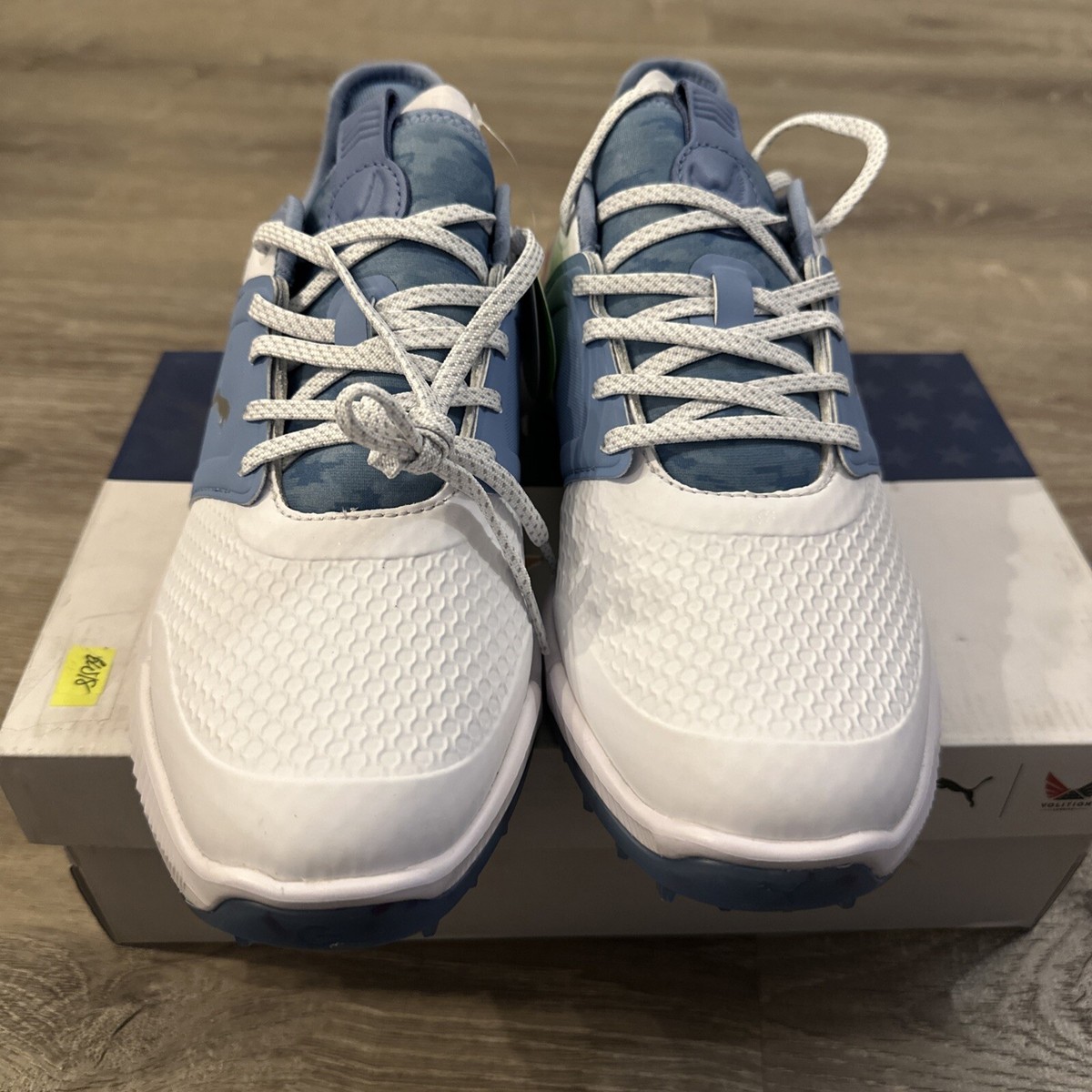 Puma Ignite Elevate Volition Mens Golf Shoes White Blue 379150-01 Size 11.5 NEW Puma Ignite Elevate Volition Golf Shoes White Allure Blue  main image 3