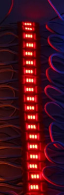100 pieces LED modul RoHS 1809 12V DC 0.3W Waterproof 3014 SMD LED RED Color