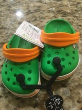 crocs Childrens Green New Usa size C4 Kids Crocs Shoe Shoes Green Crocs