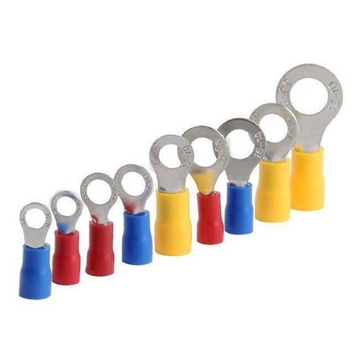500x Insulated Crimp Connectors Spade Electrical Wire Terminals Assortment Set - Picture 8 of 9