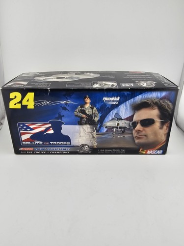 1:24 Scale Jeff Gordon #24 DuPont Salute the Troops Diecast Vehicle 2008 Action - Picture 9 of 18