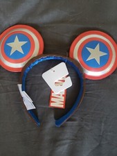 Disney Parks Marvel Captain America Headband NEW W Tags