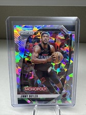 2024-25 Panini Prizm NBA Monopoly Jimmy Butler #28 White Cracked Ice Prizm SP