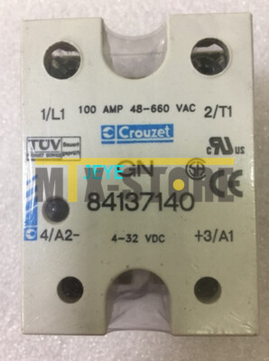 1PC New Crouzet Relay 84137140 100AMP 48-660VAC 4-32VDC