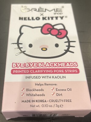 The Creme Shop Hello Kitty BYE BYE BLACKHEADS Nose Strips