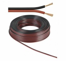 Cavo Matassa Audio Piattina Rosso E Nero Da 100 Mt Per Casse Audio Casa Auto 