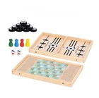 Wooden Fast Sling Puck Board Game Foosball Chess Hockey Snakes & Ladders Game