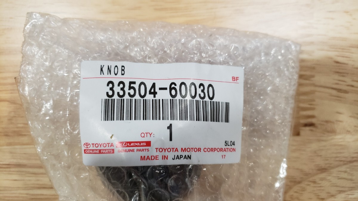 NEW OEM Toyota 73-84 Land Cruiser 4 Speed Shift Knob Black 33504