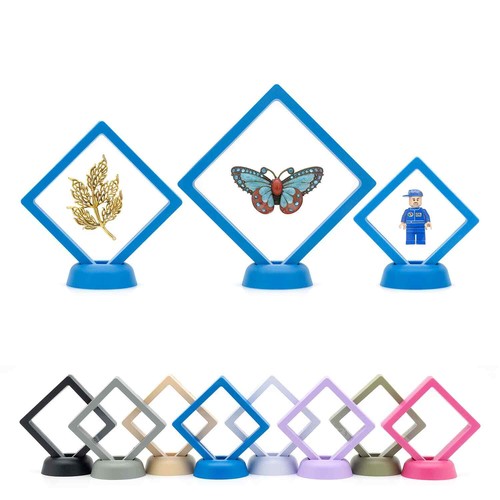 Schweberahmen 3D Display Schmuck Anhänger Münze Ring Box Etui & Ständer 5er-Pack UK - Bild 7 von 89