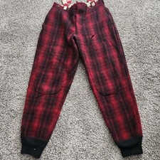 Vintage Woolrich Mens Wool Buffalo Plaid Ankle Hunting Field Pants Size 32