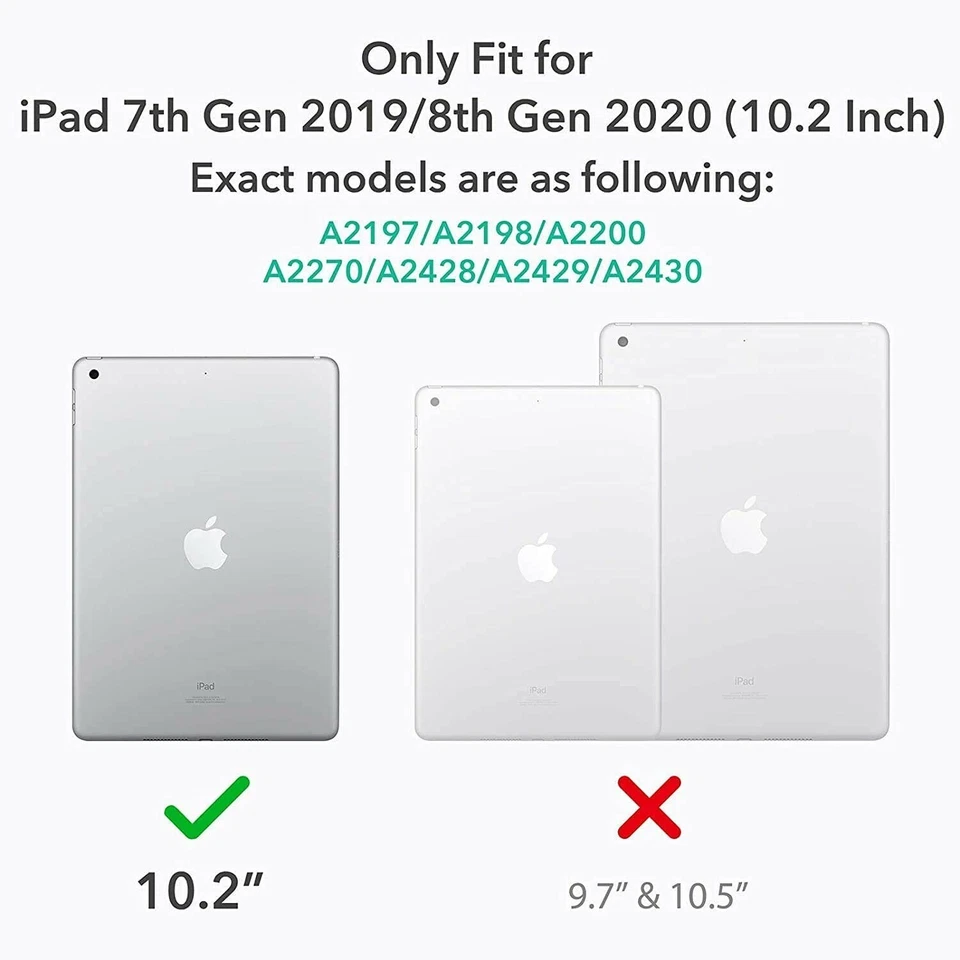 YOUMAKER Body Protective with Soft TPU Back Auto Sleep/Wake Cover for iPad - Image 3 of 4