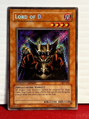 Yugioh Promo Card Nrmt BPT-004 Lord Of D. Holo Foil Limited Edition Secret Rare! | eBay Yugioh Promo Card Nrmt BPT-004 Lord Of D. Holo Foil Limited Edition Secret Rare! | eBay