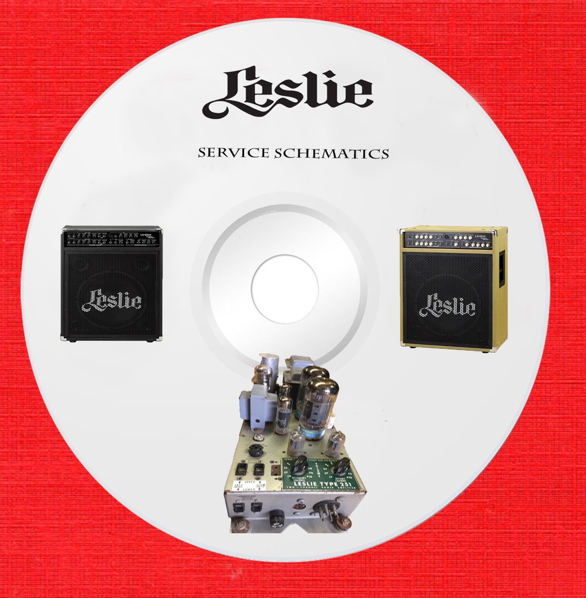 Leslie Audio Repair Service schematics and owners manuals on 1 cd