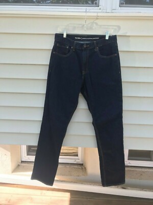 Old Navy Men’s Size 33x34 Dark blue Wash Denim Jeans Athletic Fit stretch 